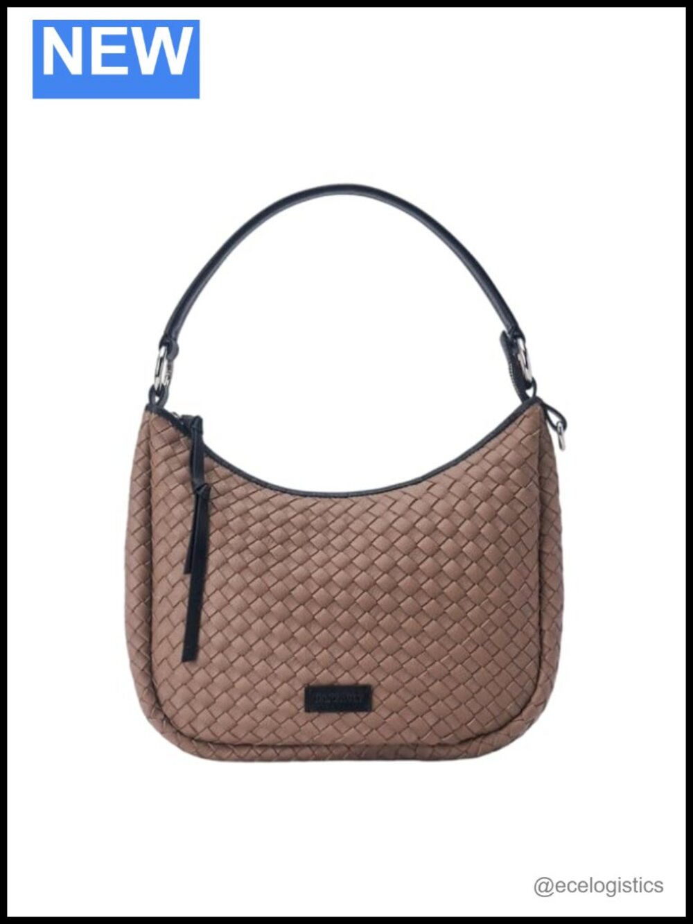 Suede Leather Handwoven Hobo Purse Women's Crossbody Shoulder Bag